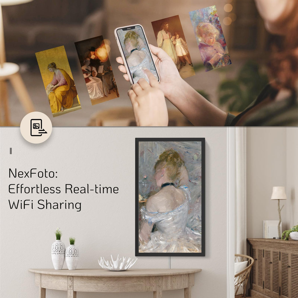 32" Extra Large Digital Picture Frame, Anti-Glare Display, 64GB