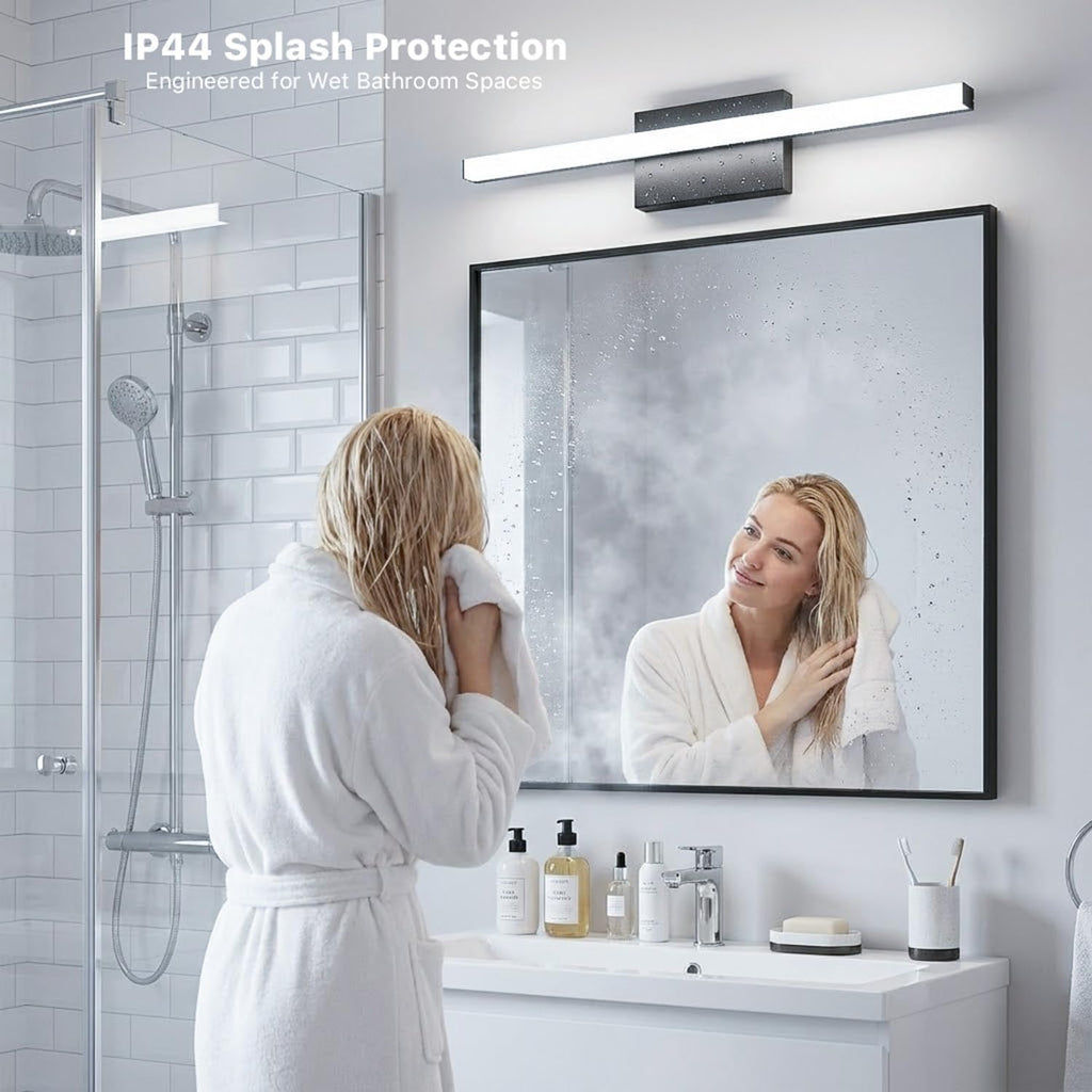 24 Inch LED Bathroom Vanity Light Bar 5700K Dimmable Led Bathroom Light Over Mirror Modern Bath Wall Light Cool White