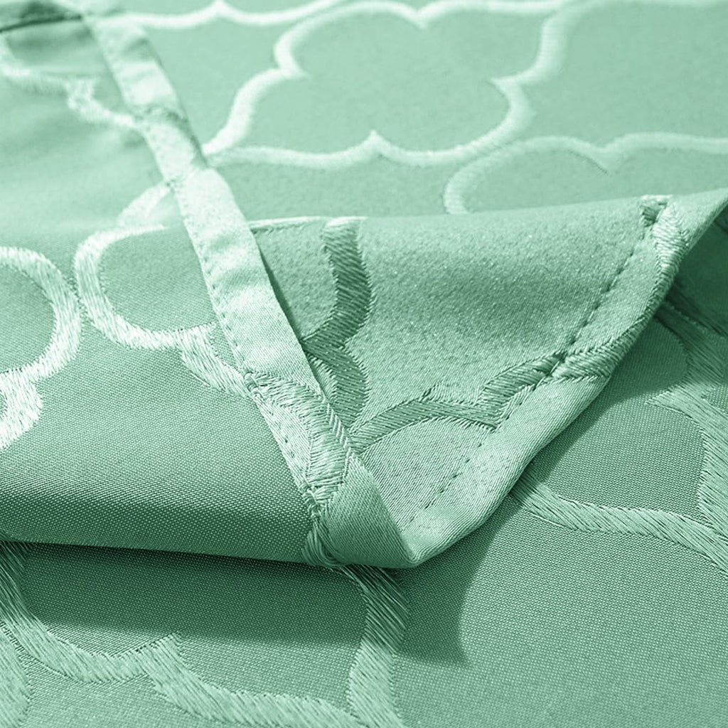 Jacquard Tablecloth Rectangle 60" x 84" Sage Green