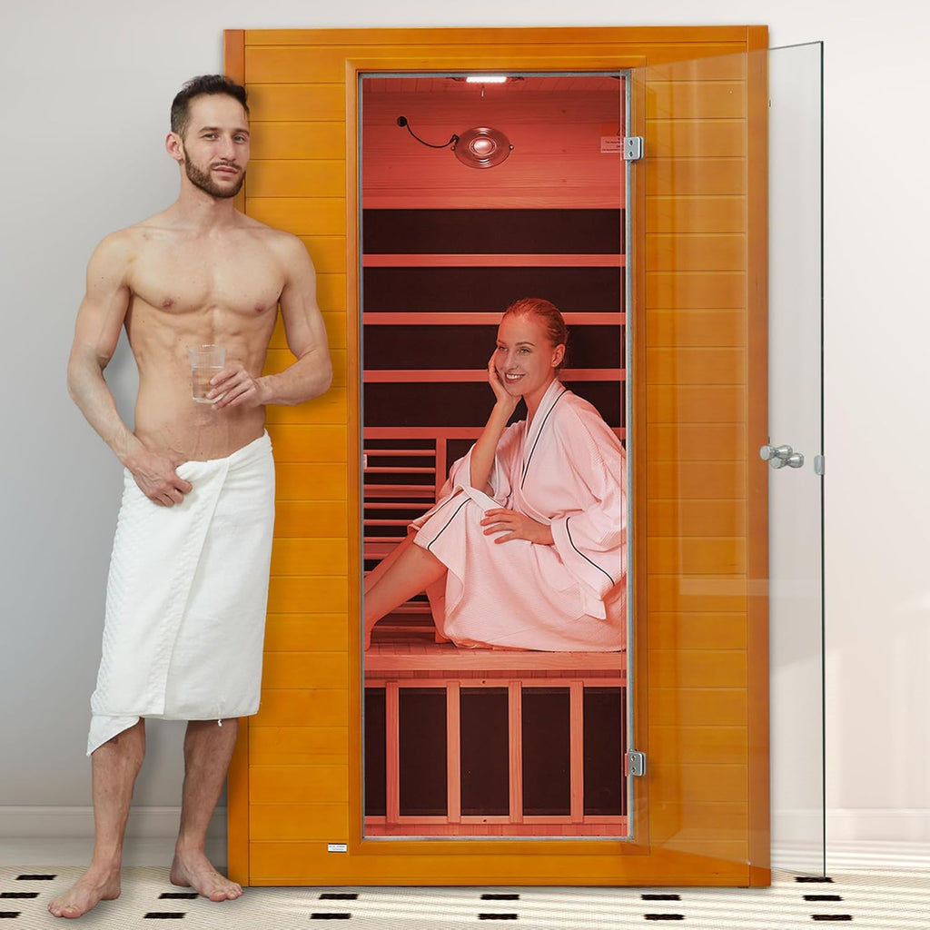 Far Infrared Sauna for Home, Home Indoor Infrared Sauna for 2-Person