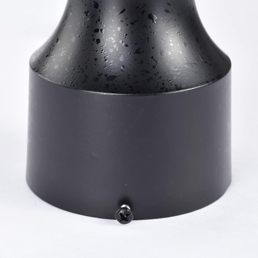 3 Light - 21 in. Post Lantern - Clear Beveled Glass