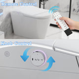 One-Piece Smart Toilet, Premium Care with Women's Front Wash, Auto Open Lid, Instant Warm Water & Warm Air Dryer