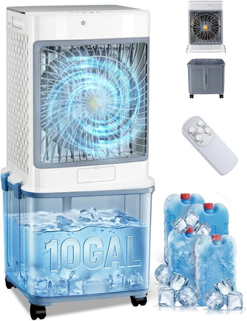 Portable Air Conditioners, Swamp Cooler Evaporative Air Cooler Portable AC Unit for Room