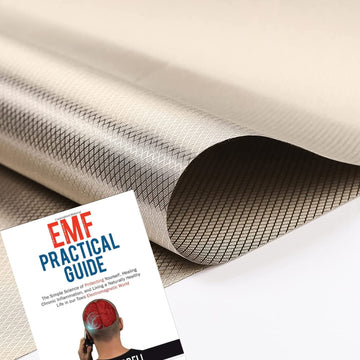 Faraday Fabric Kit Faraday Cage (44in W x 9ft L) Seal RF Enclosures Military Grade Conductive Material Shields RF