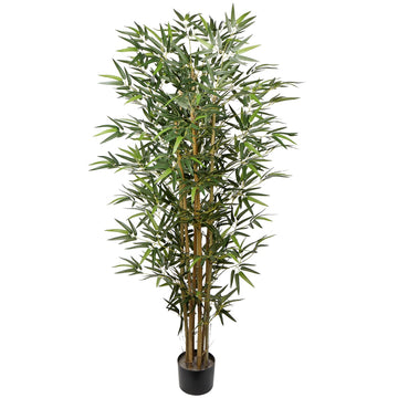 Bamboo Tree 5FT Large Silk Fake Bamboo Plant Home Office Decor
