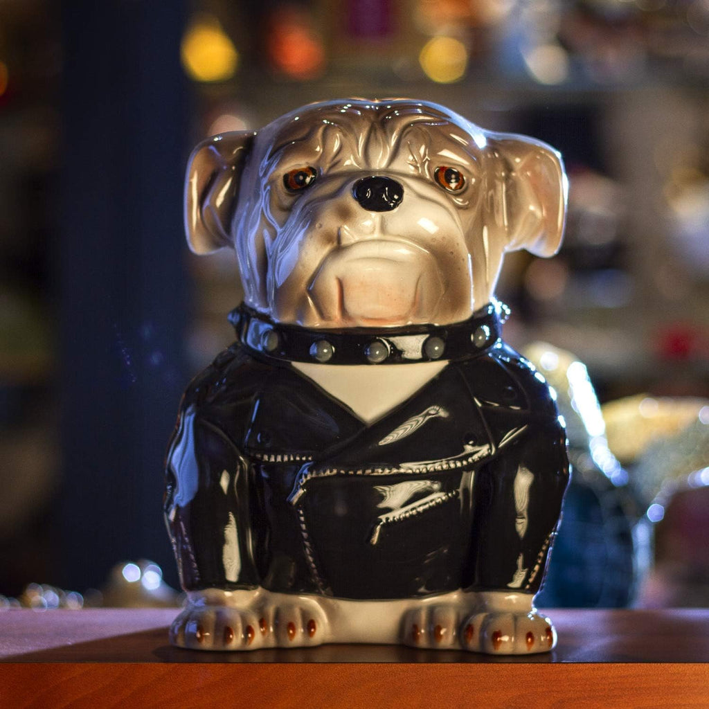 Rocker Bulldog Ceramic Cookie Jar