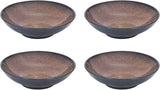 Gourmet Basics Verona 16-Piece Stoneware Dinnerware Set, Service for 4, Includes Dinner Plates, Salad Plates