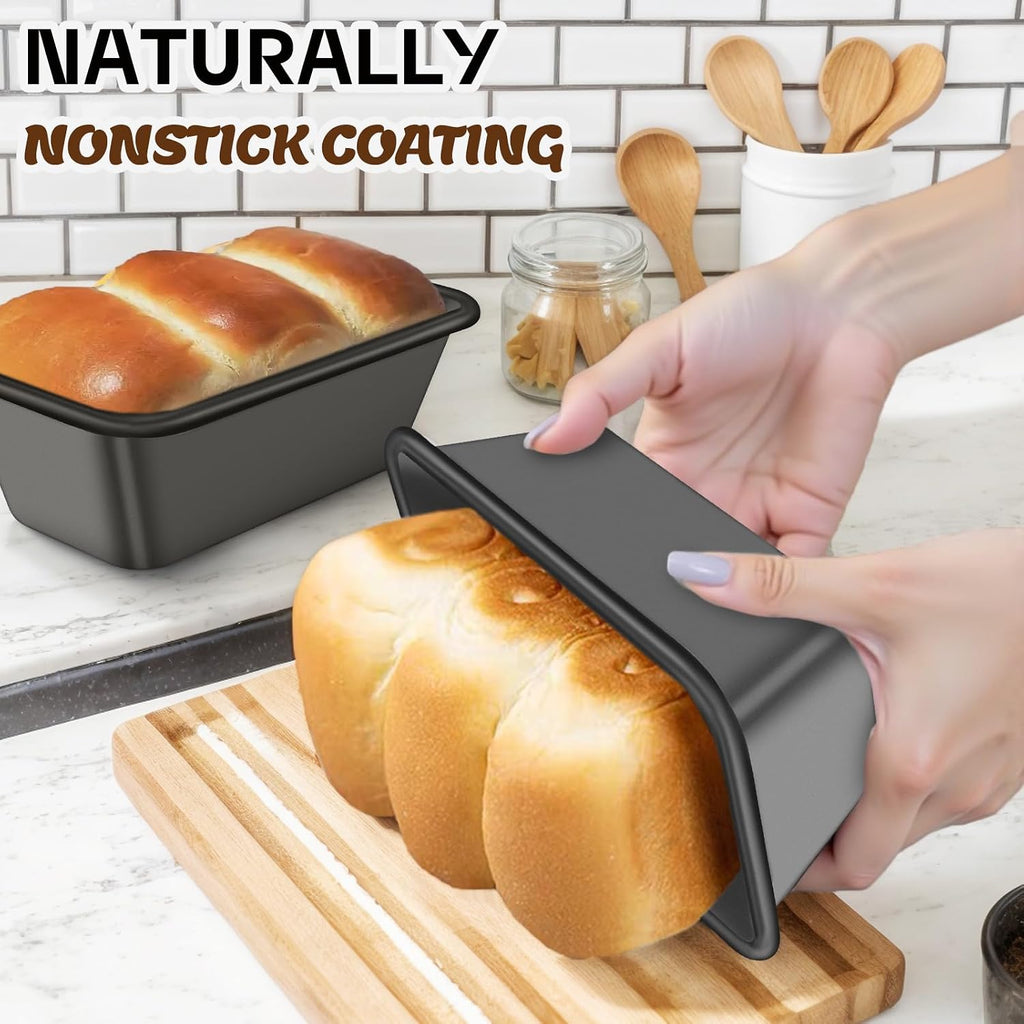 Pans Set, Nonstick Bakeware Sets, Oven Pans for Cooking, 6 Pieces Sheets Set Including Cookie Sheet, Deep Roaster