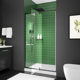 38 - 42 Inch W x 71 Inch H Semi-Frameless Pivot Shower Door