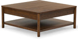 Couture Collection Jaylessa Medium Oak 1-Drawer Coffee Table