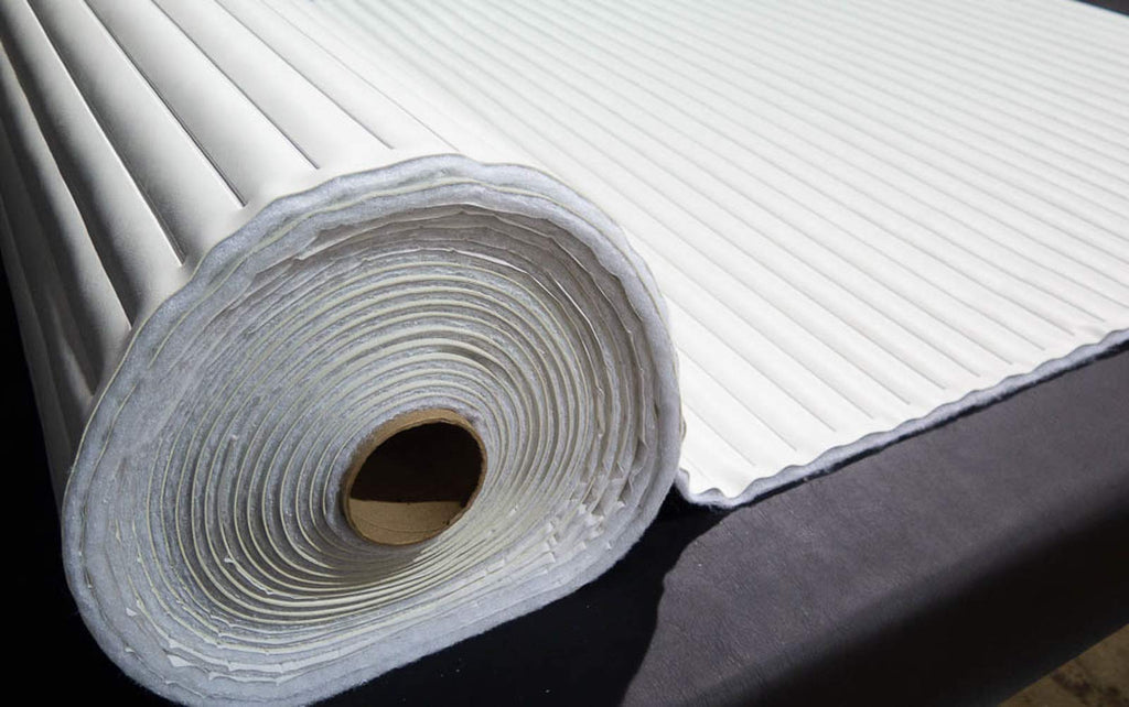 Pleated Bright White 54" Wide By the Yard Boat Auto