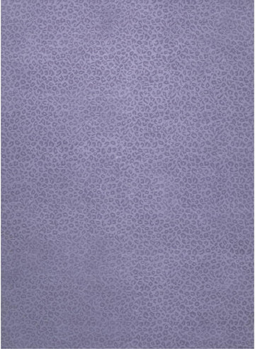 Leopardess Hand-Tufted Responsible New Zealand Wool High Low Textured Pile Area Rug 8' x 11' Lavender