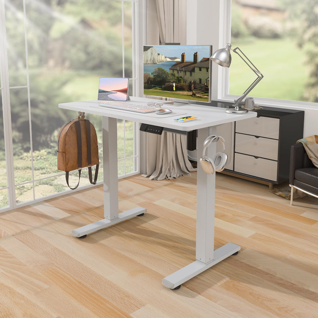 Standing Desk, 35x20 Inch Electric Height Adjustable Computer Desk