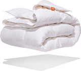 Canadian Down & Feather Co. - All Season White Goose Feather Duvet Comforter Twin - 233 TC Shell 100