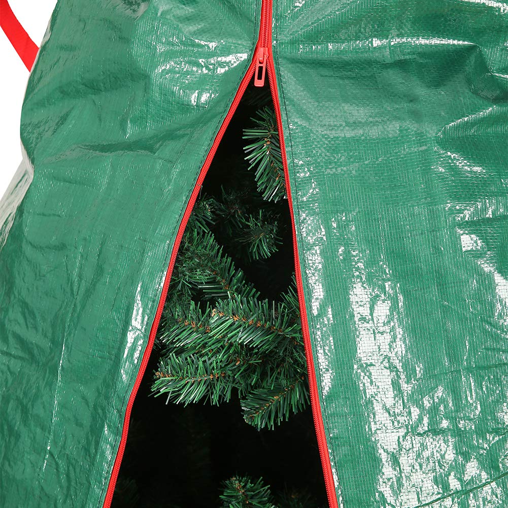 Upright Christmas Tree Storage Bag - Tear Proof Material for Extra Durability - Holds up to 9 Foot Assembled Trees
