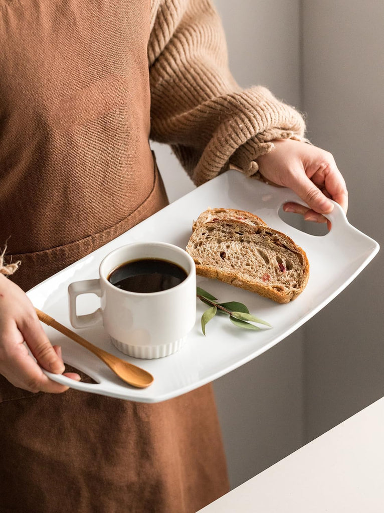 Turkey Serving Platter for Entertainment, Thanksgiving, Turkey, Serving Tray with Handles Large, Party, Display, 16