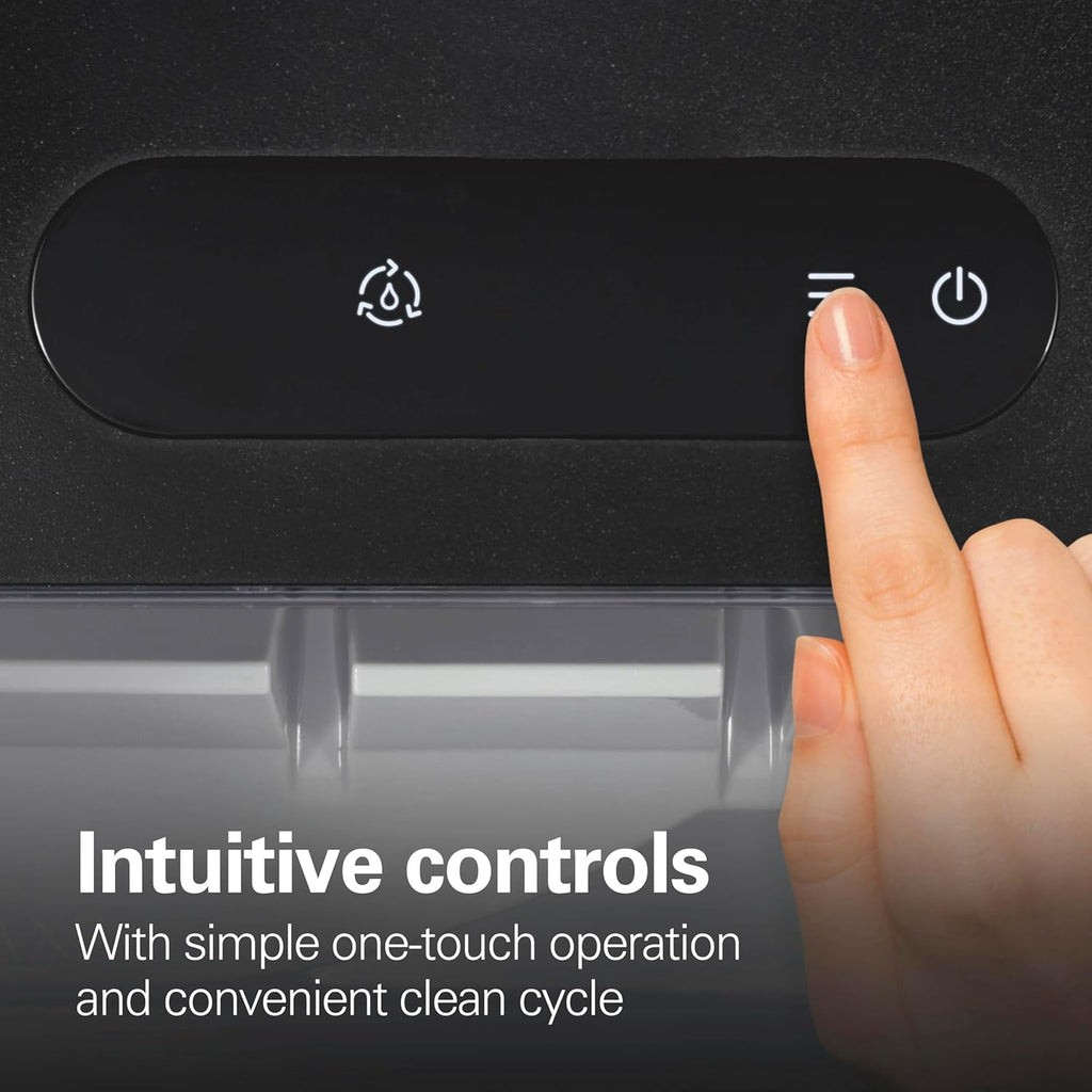 Bullet Countertop Ice Maker Machine, Makes 26 Lbs/Day, 9 Cubes Every 6 Minutes, Self-Clean Function , Makes 2 Sizes