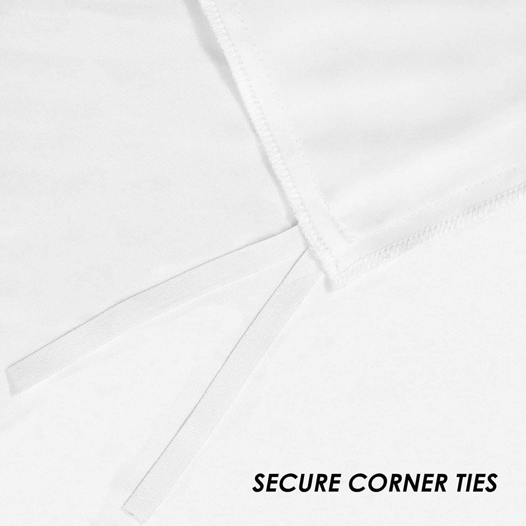 Star Linen White Solid | Super King Plus 120x120 | 3 Pieces Duvet Cover Set Soft & Cozy Egyptian Cotton | Zipper