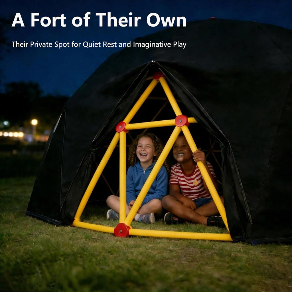 10-Foot Climbing Dome Cover, Climbing Dome Game Tent, Suitable for 10FT semi-Circular Rock Climbing (Cover only)