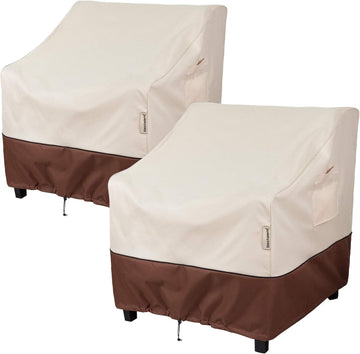 Patio Furniture Chair Cover Waterproof,32"W x 37"D x 36"H - Set of 2