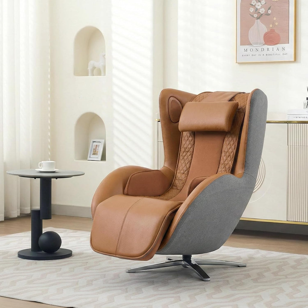 Aurora Massage Chair Full Body with Airbags, Heating, Zero Gravity | Auto Modes, Bluetooth Speaker, Genuine Leather