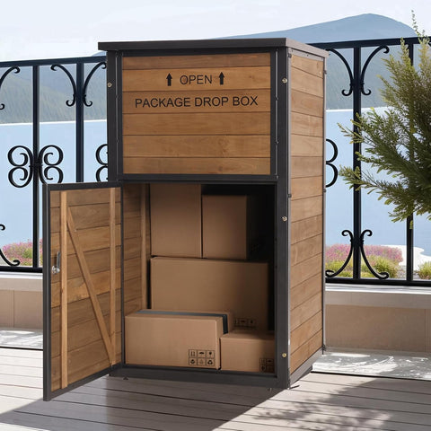 Large Package Delivery Boxes Large Parcel Drop Box with Combination Lockable