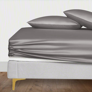 Tencel Lyocell Fitted Sheet Only with Secure Snug Fit All Around Elastic 16 Inches Deep Pocket - Softest Cooling