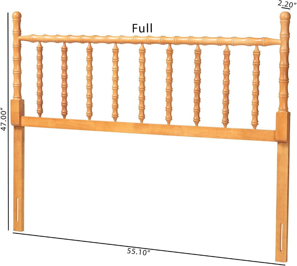 Headboard, King, Oak Brown