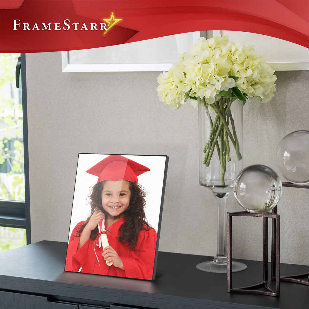 8x10 Picture Frames - Black, 3 Pack - Modern Style, Harmony Collection