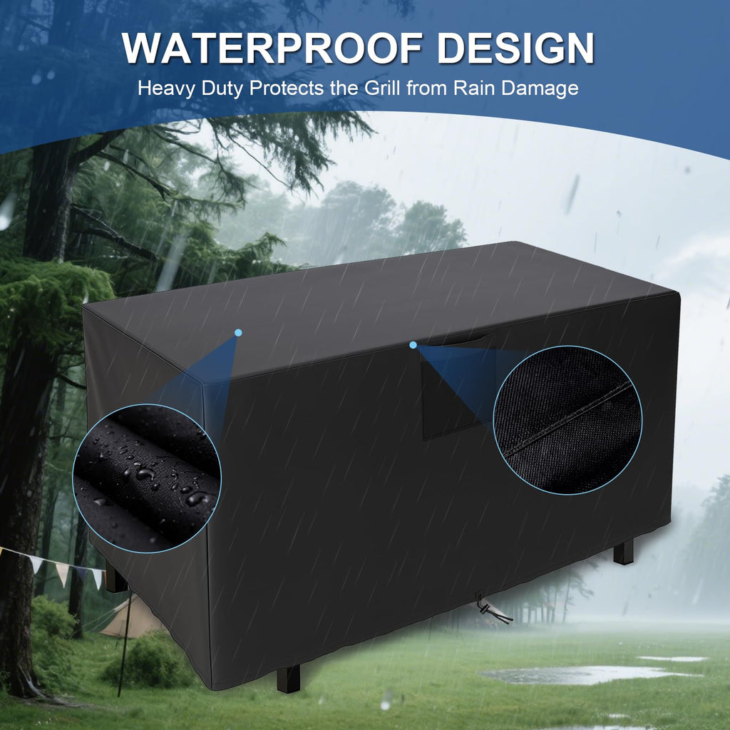 44" Square Fire Pit Cover - Waterproof Heavy Duty