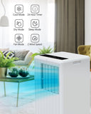 8000 BTU Portable Air Conditioner - 3 in-1 Cooling, Dehumidifier & Fan with Quiet Operation, Sleep Mode