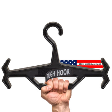 ID Heavy Duty Identification Hanger, USA Made, 1 Pack Black
