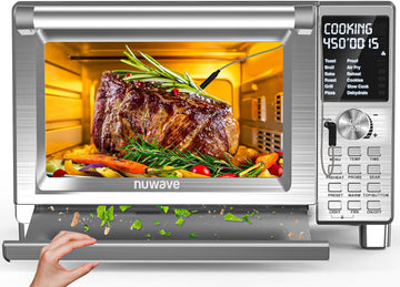 Bravo XL Pro Air Fryer Toaster Oven, Improved 100% Super Convection, Quicker & Crispier Results, 100 Presets, Multi