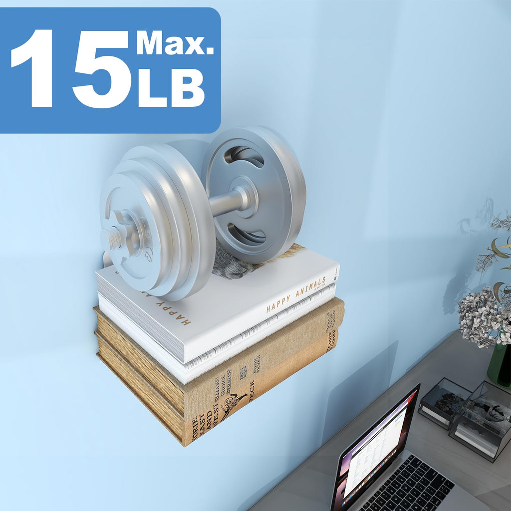 Invisible Floating Bookshelf, Floating Bookshelves Wall Mounted