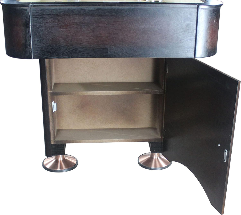Espresso 2 Piece Construction Shuffleboard Table