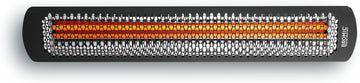 Tungsten Smart Heat 6000W Electric Patio Heater - Dual Element Infrared, 220V-240V, Black Finish - BH0420033