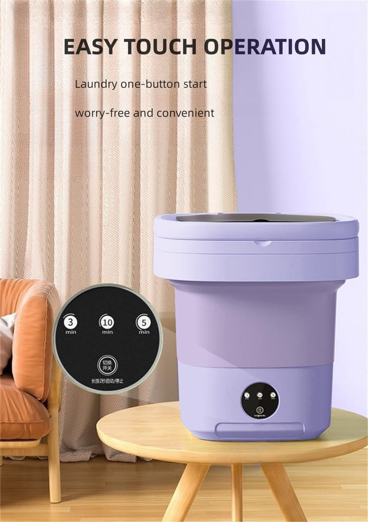 Portable Washing Machine, Mini Washer,20L Upgraded Large Capacity Foldable Washer.Deep Cleaning of Underwear, Baby