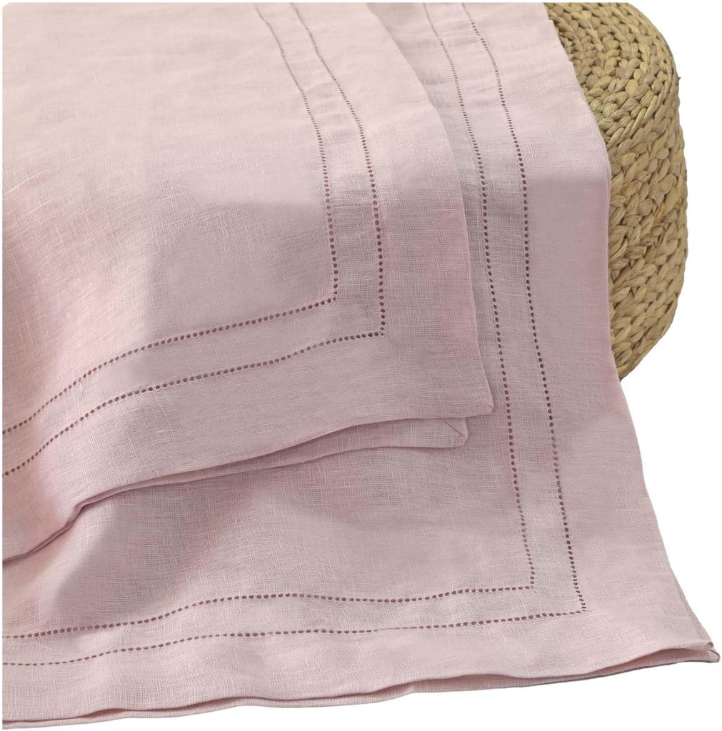 Premium 100% Pure Linen Tablecloth 70"x120" Rectangle, Double Hemstitched Table Cover for Dinner, Pa