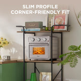 Neo 12.7 Quarts Compact Air Fryer Toaster Oven Combo with Air Fry, Toast, Pizza, Broil, Bake, and Reheat Functions