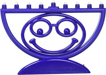 Hanukkah Emoji - Smiley Face Electric Light it Anywhere! Jewish Holiday Party Favors for Kids Decorations Judaica