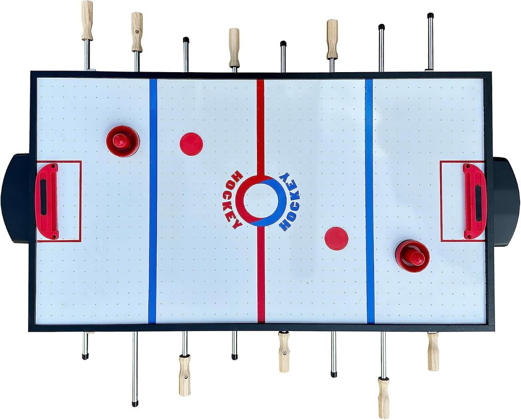 Trio 48″ 3-in-1 Multi Game Table - Foosball, Billiards/Pool & Air-Hockey
