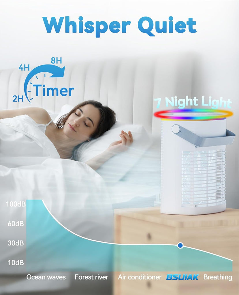 Portable Air Conditioners Cooling Fan: 2026 Upgraded 4-IN