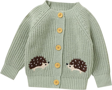 Baby Toddler Boy Girl Cardigan Knit Sweater
