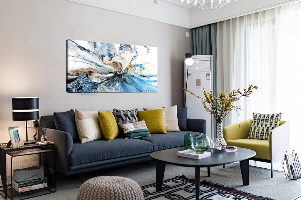 A74975 Large Abstract Canvas Wall Art Decoration Abstract Watercolor Picture Canvas Prints Painting for Wall Decor