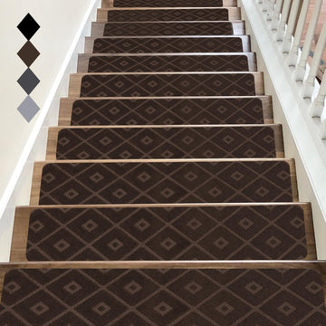15 Pack Carpet for Wooden Steps, Indoor Rugs 8" X 30"