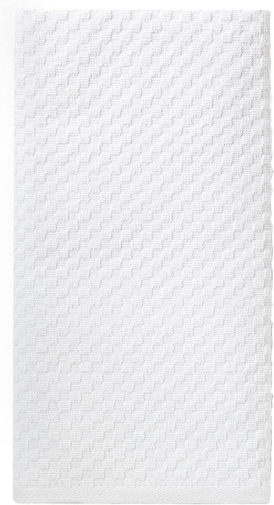 Amazing Kitchen Towel - 12 Pack 100% Cotton Waffle Terry Towel | White - 16x28 inch Euro Café Waffle Weave Dish