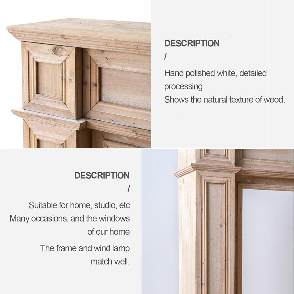 Modern Simple Fireplace Surround, Wooden Home Decorative Cabinet Mantel Surround, Decorative Fireplace Shelf