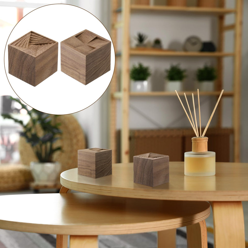 4 Pcs Wood Oil Diffuser Passive Diffusers for Essential Oils