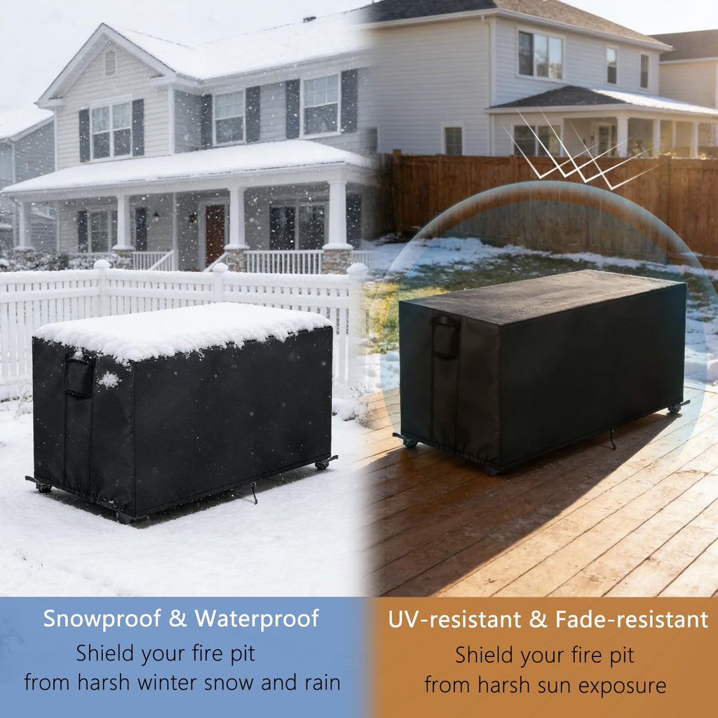 Fire Pit Cover Rectangle for Oakland Fire Tables, 48x36x22"