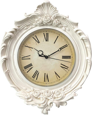 13x11 Inch Vintage Wall Clock, European Style Decorative Retro Wall Clock